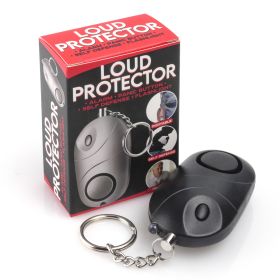 Loud Protector Personal Alarm- (Color: Black)